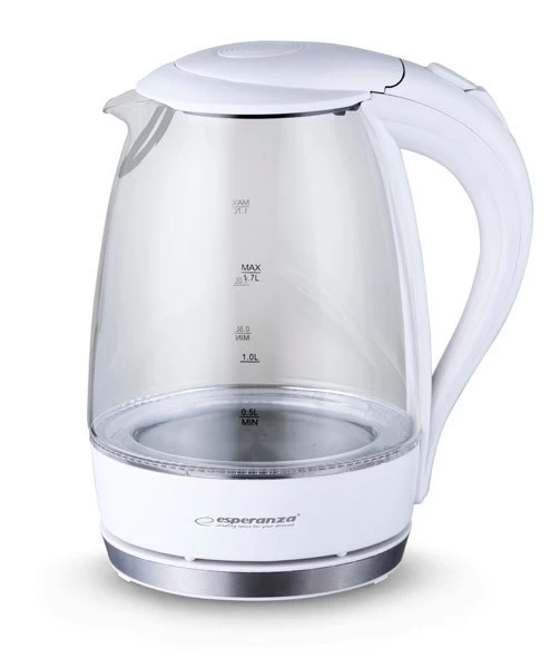 Kettle electric Esperanza Salto Angel EKK011W (2200W 1.7l; white color)