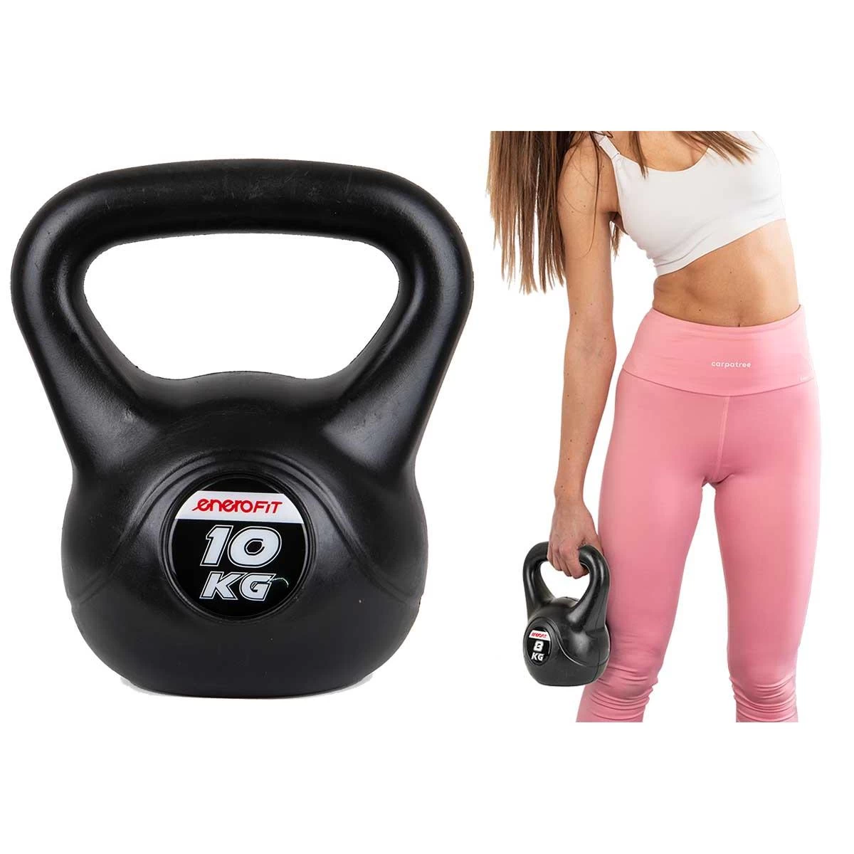 Kettlebell Kompozicinis Hantelis 10 Kg Enero Fit Svarmenys
