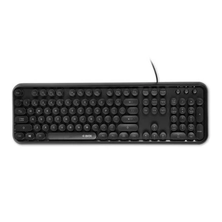 Keyboard IBOX PULSAR IKS620 (USB 2.0; (US); black color)