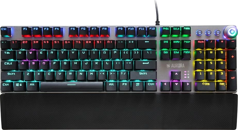 Keyboard mechanical IBOX Aurora K-3 IKGMK3 (USB; (US); black color)