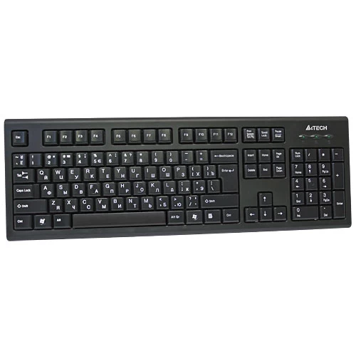 Keyboard membrane A4 TECH Kr-85 A4TKLA19739 (USB 2.0; (US); black color)