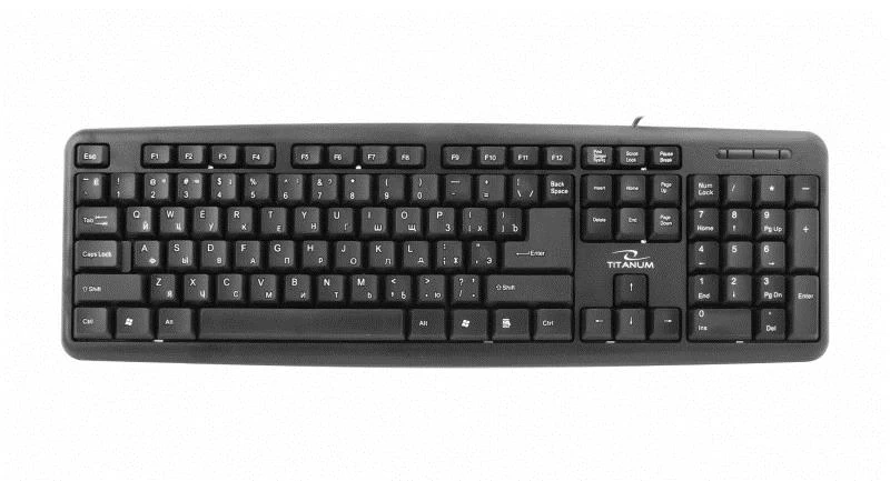 Keyboard TITANUM TKR101 (USB 2.0; (RU); black color)