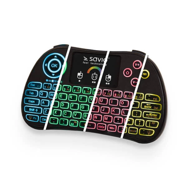 Keyboard wireless SAVIO KW-03 (black color)