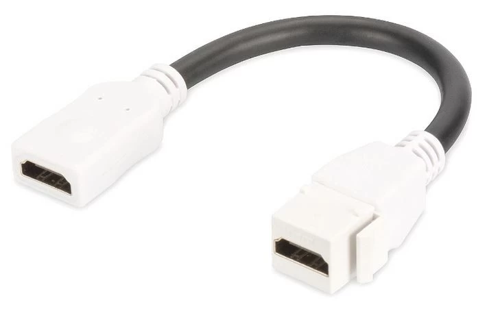 Keystone Module HDMI     F/F white 16cm