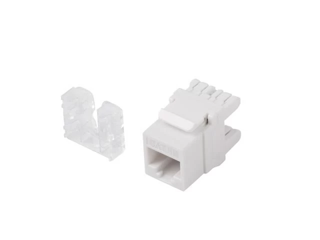 Keystone Modulio Rj45 Lizdas - Lsa Cat.5e Utp 180 Laipsnių Kampu į Montavimo Dėžutę