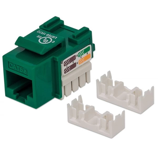 Keystone Modulis Cat5e, Utp Rj45, žalios Spalvos