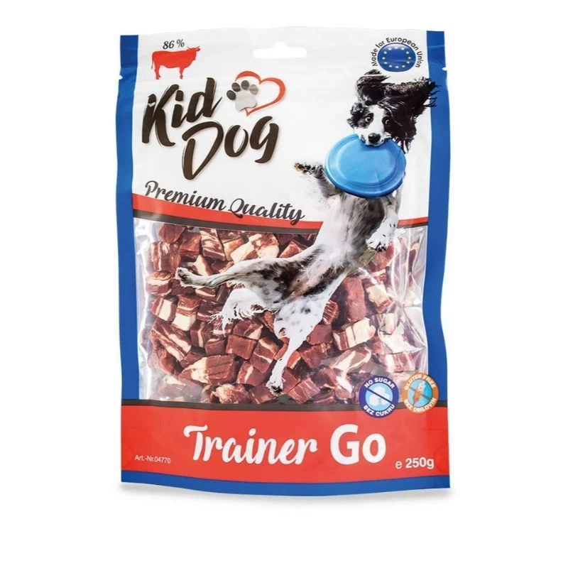 KIDDOG Cubes jautienos kubeliai 250g (40), A04770