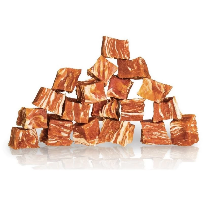 KIDDOG Cubes kubeliai lašiša su jaučio oda 250g (40), A04691