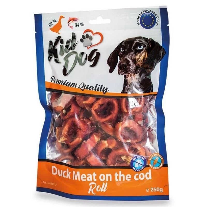 KIDDOG Roll antienos+menkės žiedai 250g (40), A04612