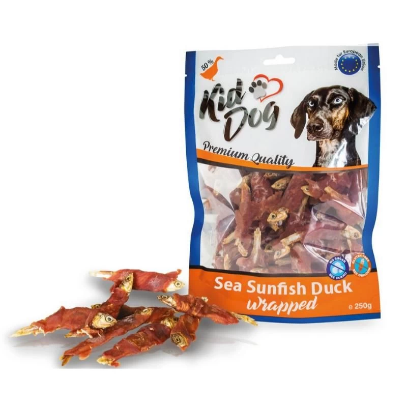 KIDDOG žuvytės apvyniotos su antiena 250g (40), A04660