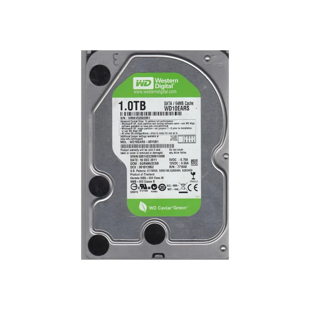 Kietasis Diskas HDD Western Digital 1TB WD10EARS