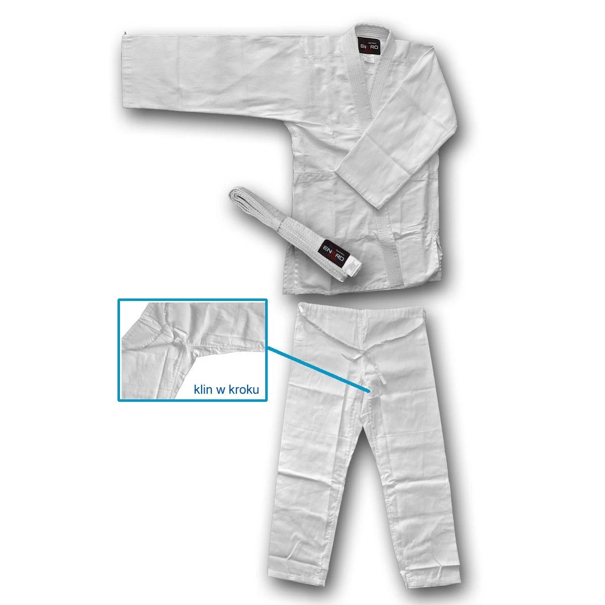 Kimono Enero Judo Aikido 170cm Baltas