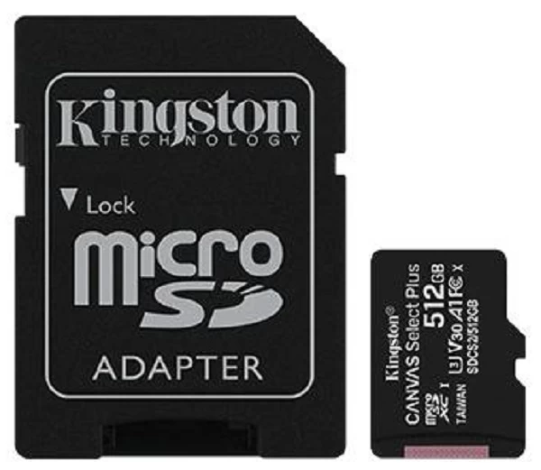 Kingston Atminties Kortelės 512 Gb Adapteris
