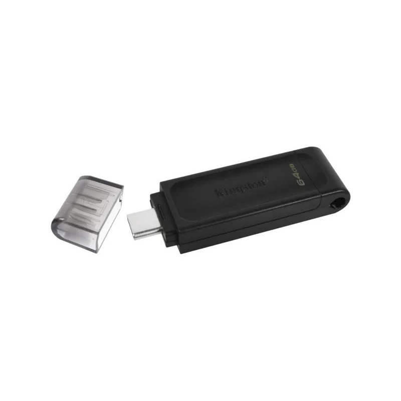 Kingston Dt70/64gb Atmintinė (64 Gb / Juoda )
