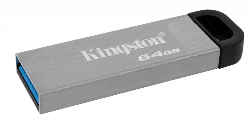 Kingston Dtkn/64gb flash Atmintinė (64 Gb / Sidabrinė / Juoda )