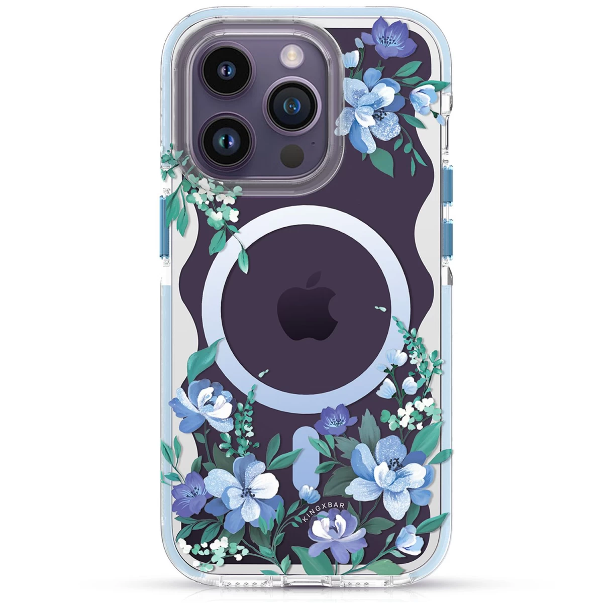 kingxbar Flora Series Magnetinis Dėklas iphone 14 Plus Magsafe, Dekoruotas Orchidėjų Gėlių Raštu kingxbar Flora Series Magnetinis Dėklas iphone 14 Plus Magsafe, Dekoruotas Orchidėjų Gėlių Raštu