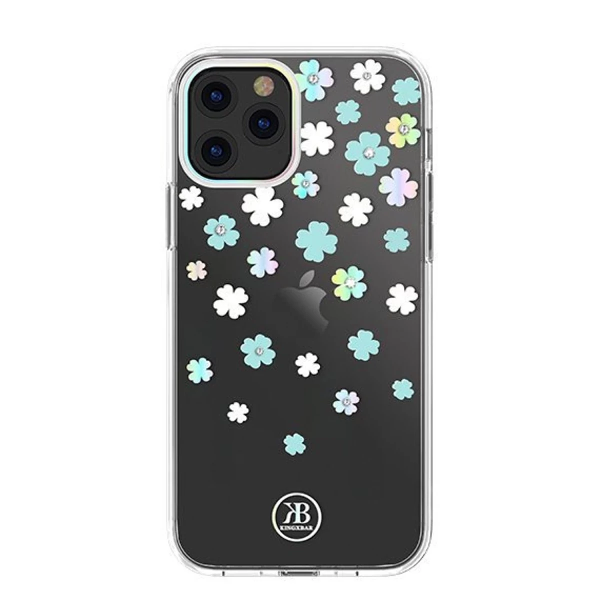 kingxbar Lucky Series Dėklas, Dekoruotas Tikrais swarovski Kristalais Iphone 12 Mini Skaidrus (clover) kingxbar Lucky Series Dėklas, Dekoruotas Tikrais swarovski Kristalais Iphone 12 Mini Skaidrus (clover)