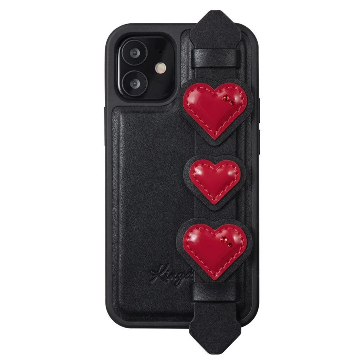kingxbar Sweet Series Gelinis Dėklas, Dekoruotas Tikrais swarovski Kristalais, Su Stovu iphone 12 Pro / iphone 12 Juodas kingxbar Sweet Series Gelinis Dėklas, Dekoruotas Tikrais swarovski Kristalais, Su Stovu iphone 12 Pro / iphone 12 Juodas