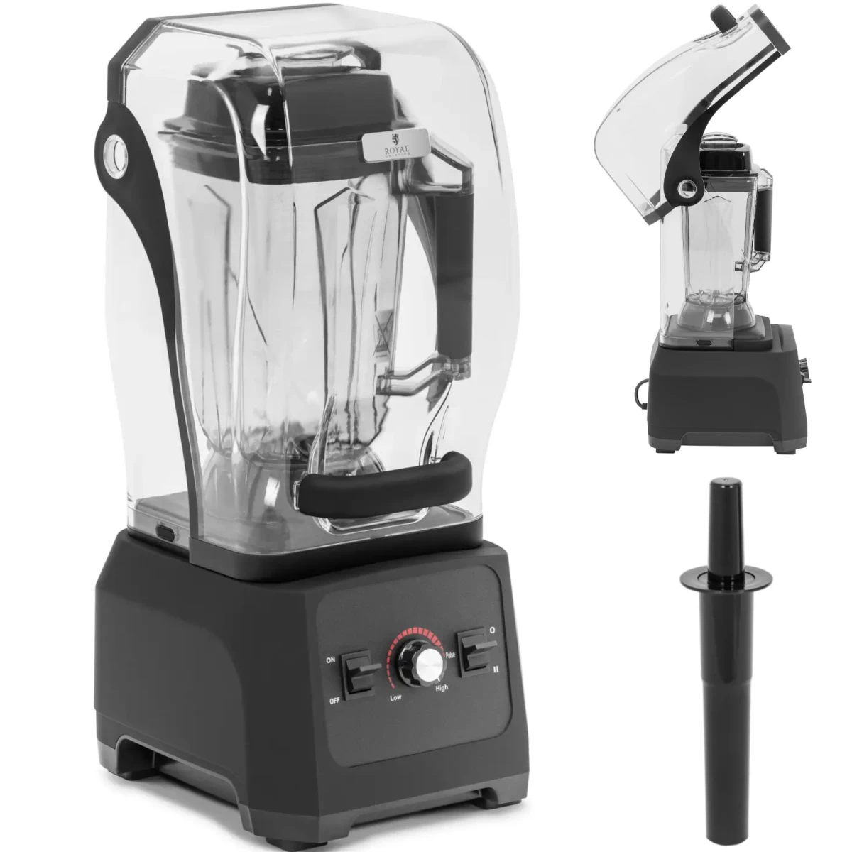 Kišeninis Maišytuvas Su Duslintuvo Korpusu 2,5 L 24500 Aps/min 1680 W