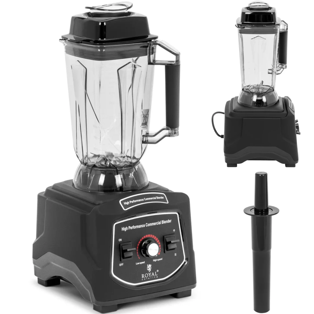Kišeninis Maišytuvas Su Impulsiniu Režimu 2,5 L 24500 Aps/min 1680 W
