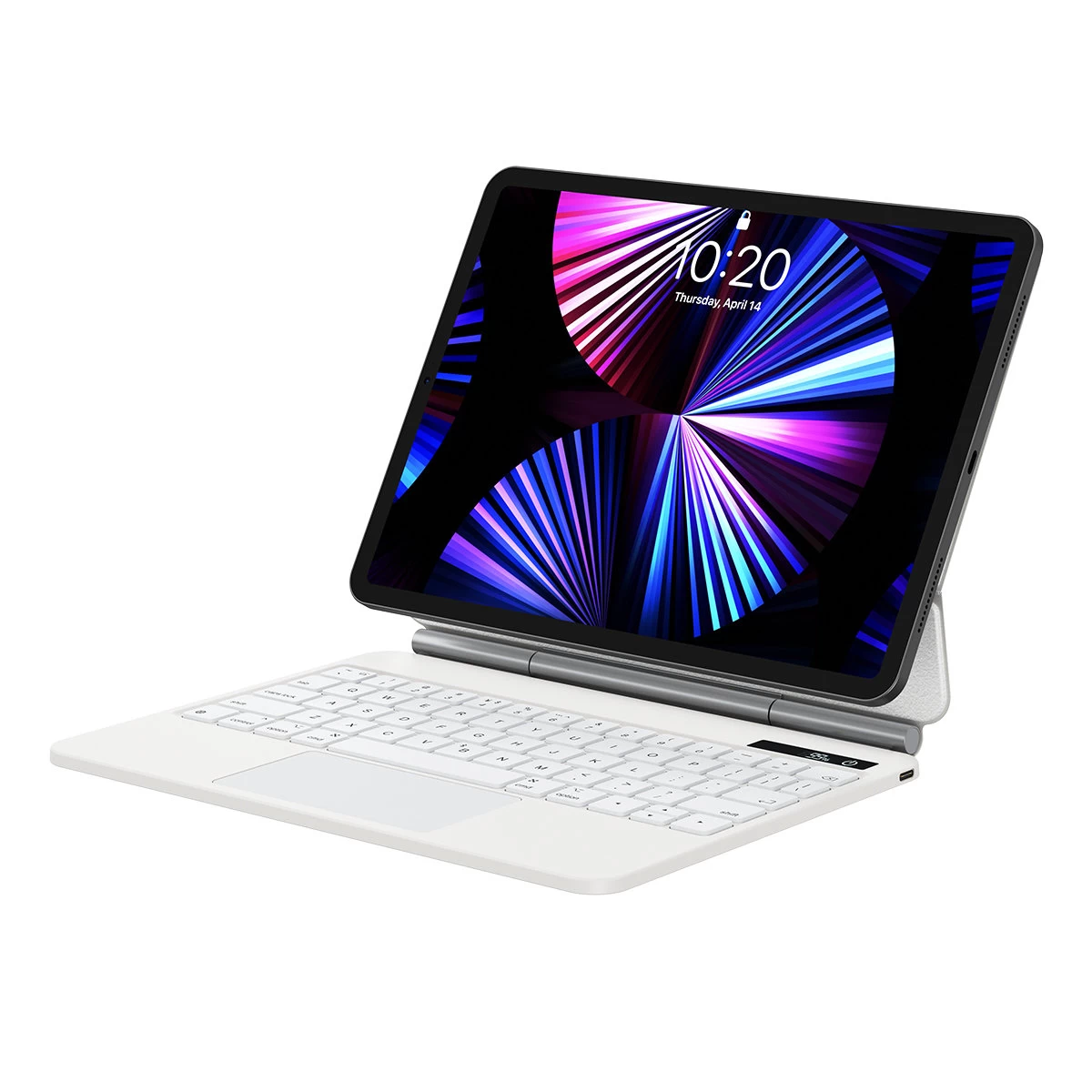 Klaviatūra Ir Jutiklinis Kilimėlis ipad Pro 12,9'' + Magnetinis Dėklas brilliance - Baltas Klaviatūra Ir Jutiklinis Kilimėlis ipad Pro 12,9'' + Magnetinis Dėklas brilliance - Baltas