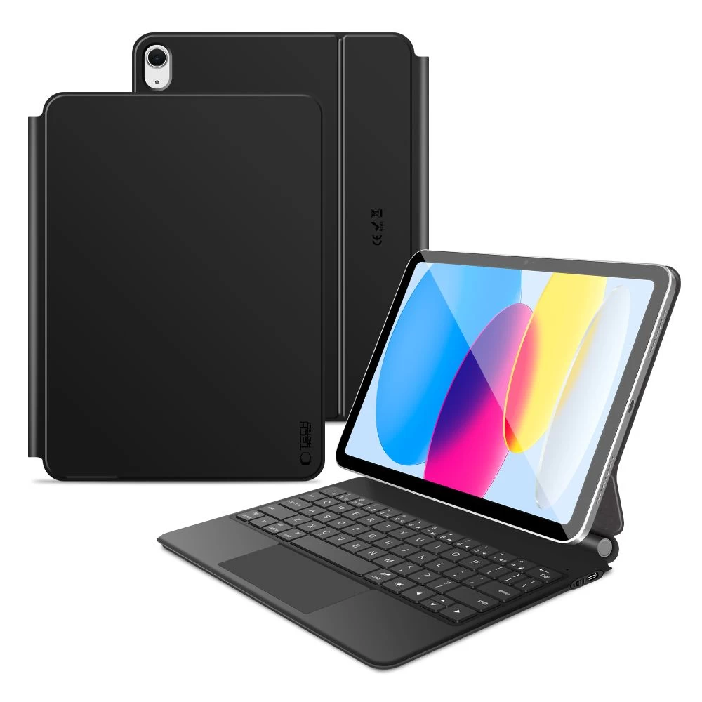 Klaviatūros Dėklas ipad 10,9'' 2022 / ipad 11'' 2025 Smartcase Magnetic - Juodas