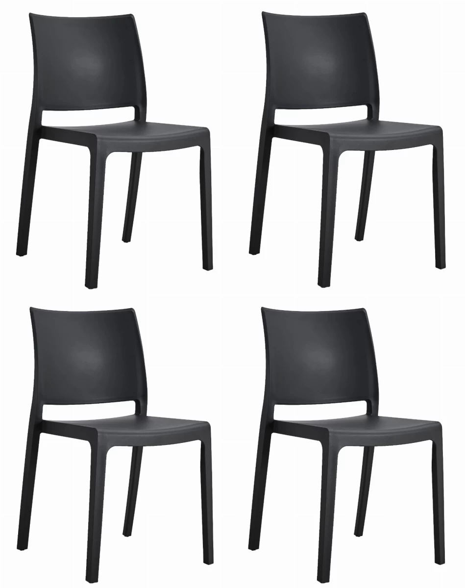 Klem Kėdė - Juoda X 4