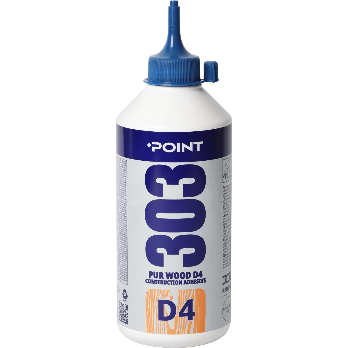 Klijai Point 303 PUR D4 Construction Wood Adhesive 750g Klijai Point 303 PUR D4 Construction Wood Adhesive 750g