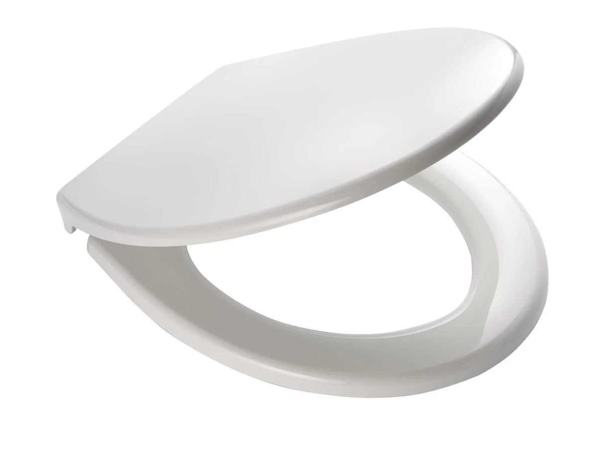 Klozeto dangtis RIDDER Miami, lėto nusileidimo, baltas, polipropilenas, 02101101