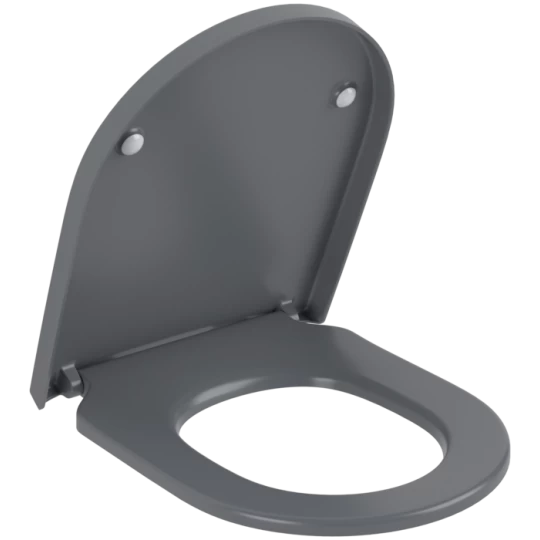 Klozeto dangtis Villeroy&amp;Boch Subway 3.0 Soft Close, grafito, 8M42S1i4