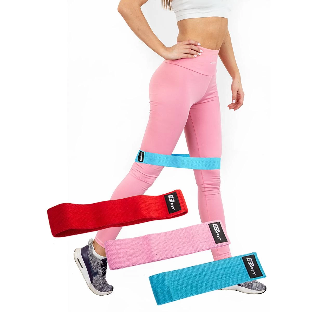 Klubo Juostos Pratimų Juostos Rinkinys 3in1 Eb Fit