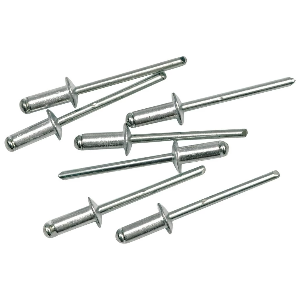 Kniedės aliuminės VOREL, 4 x 9,6mm 50vnt