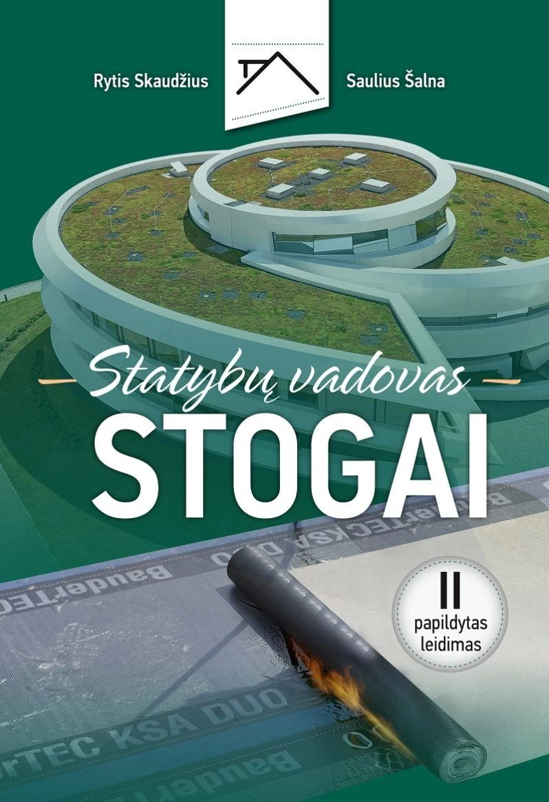 Knyga Statybų vadovas STOGAI. II papildytas leidimas