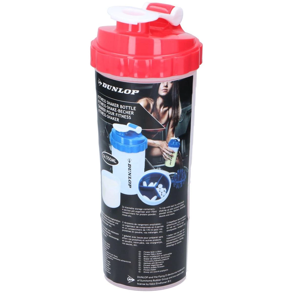 Kokteilių Kokteilių Kokteilių Butelis 550ml Dunlop Raudonas