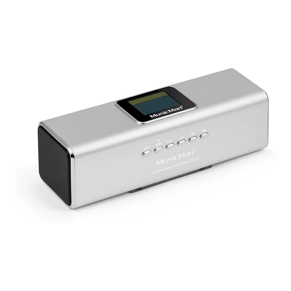 Kolonėlė MusicMan BT-X29, Sidabrinė (Ekspozicinė prekė)