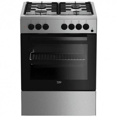 Kombinuota viryklė Beko FSE62110DX