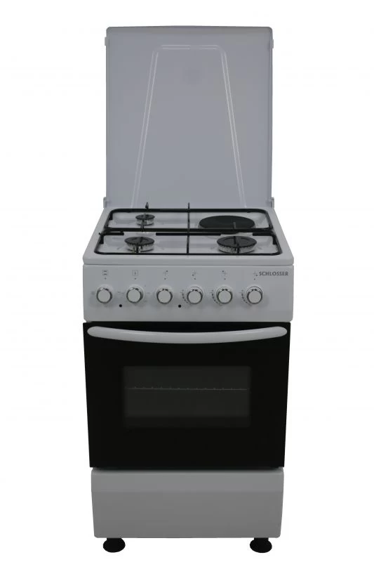 Kombinuota viryklė Schlosser FS4313MAZW, balta