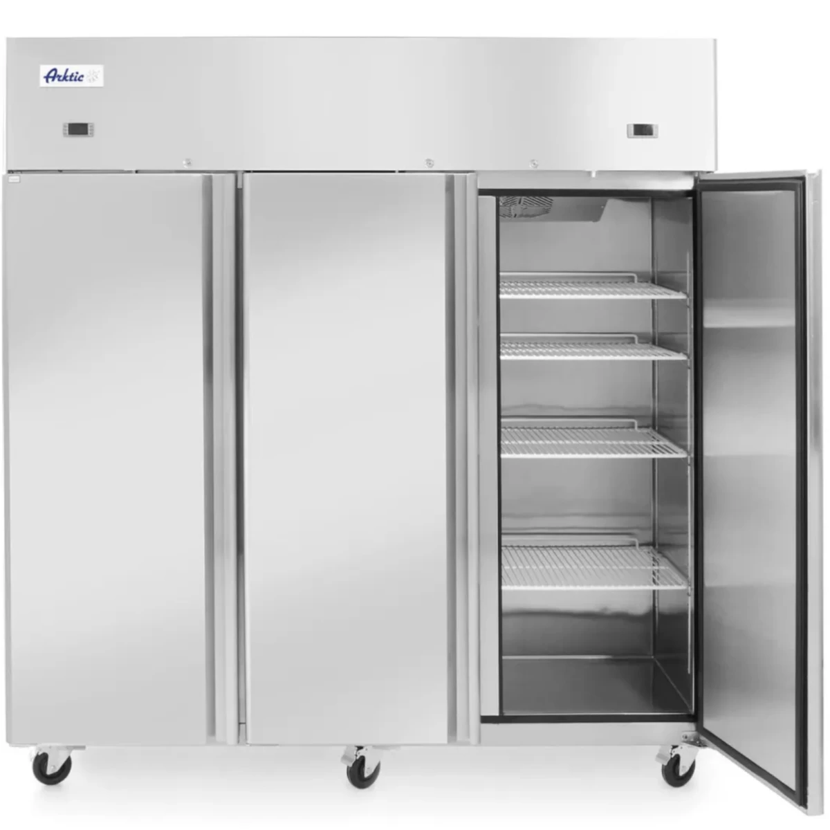 Kombinuotoji šaldytuvo-šaldiklio Spinta profi Line 3 Durų 890 + 420l - Hendi 233153