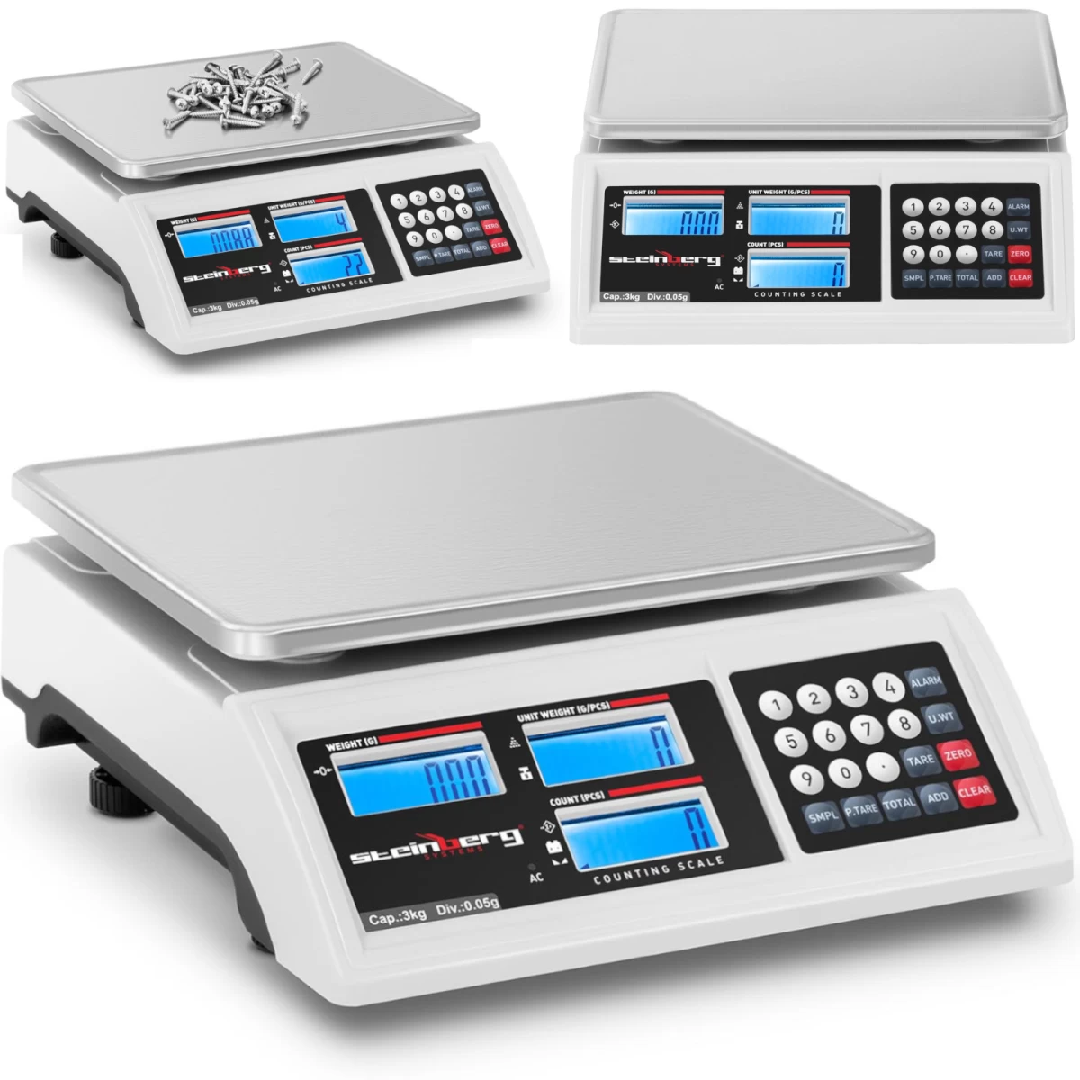Komercinės Skaitiklio Svarstyklės Lcd Rs232 3000 G / 0,05 G Komercinės Skaitiklio Svarstyklės Lcd Rs232 3000 G / 0,05 G