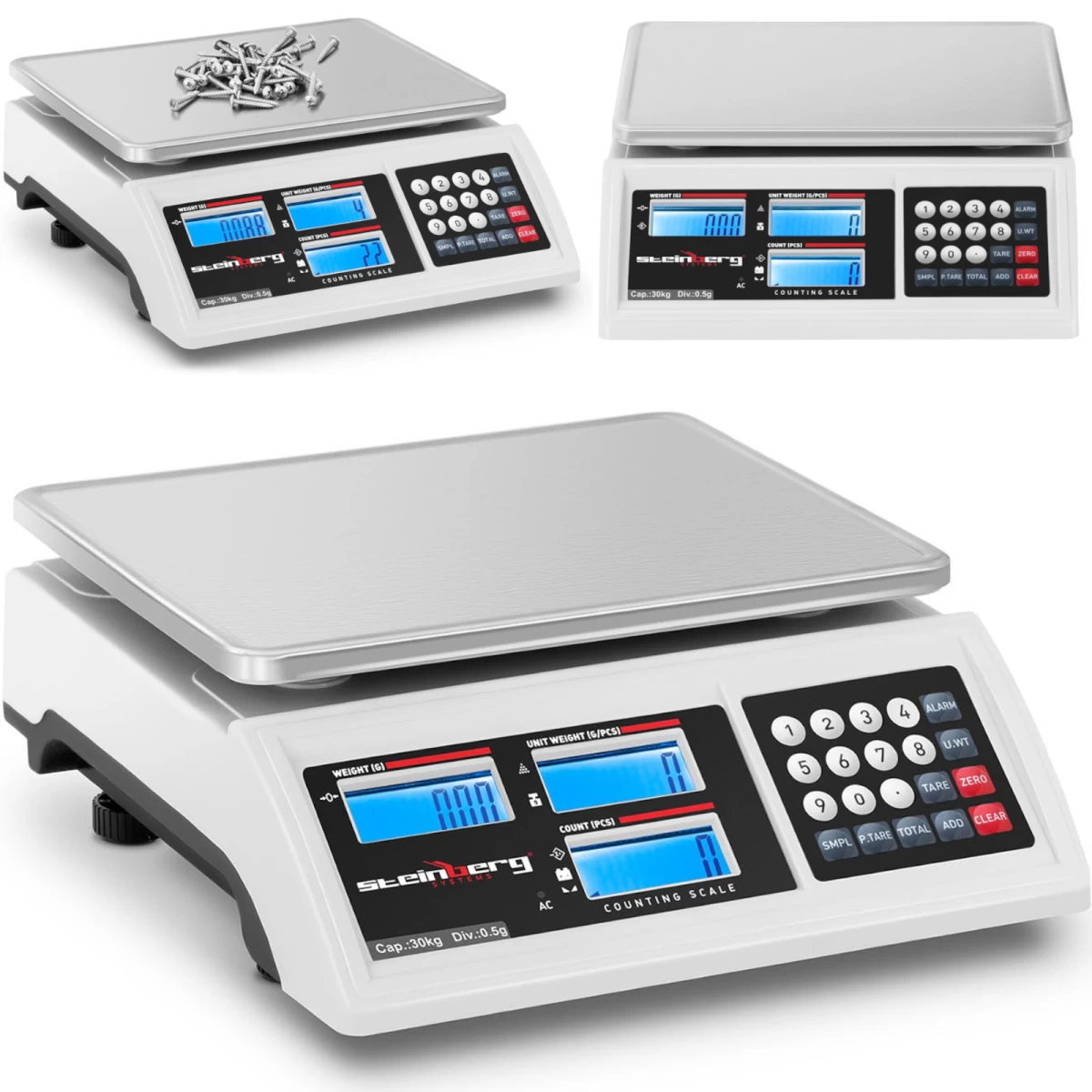Komercinės Skaitiklio Svarstyklės Lcd Rs232 30000 G / 0,5 G Komercinės Skaitiklio Svarstyklės Lcd Rs232 30000 G / 0,5 G