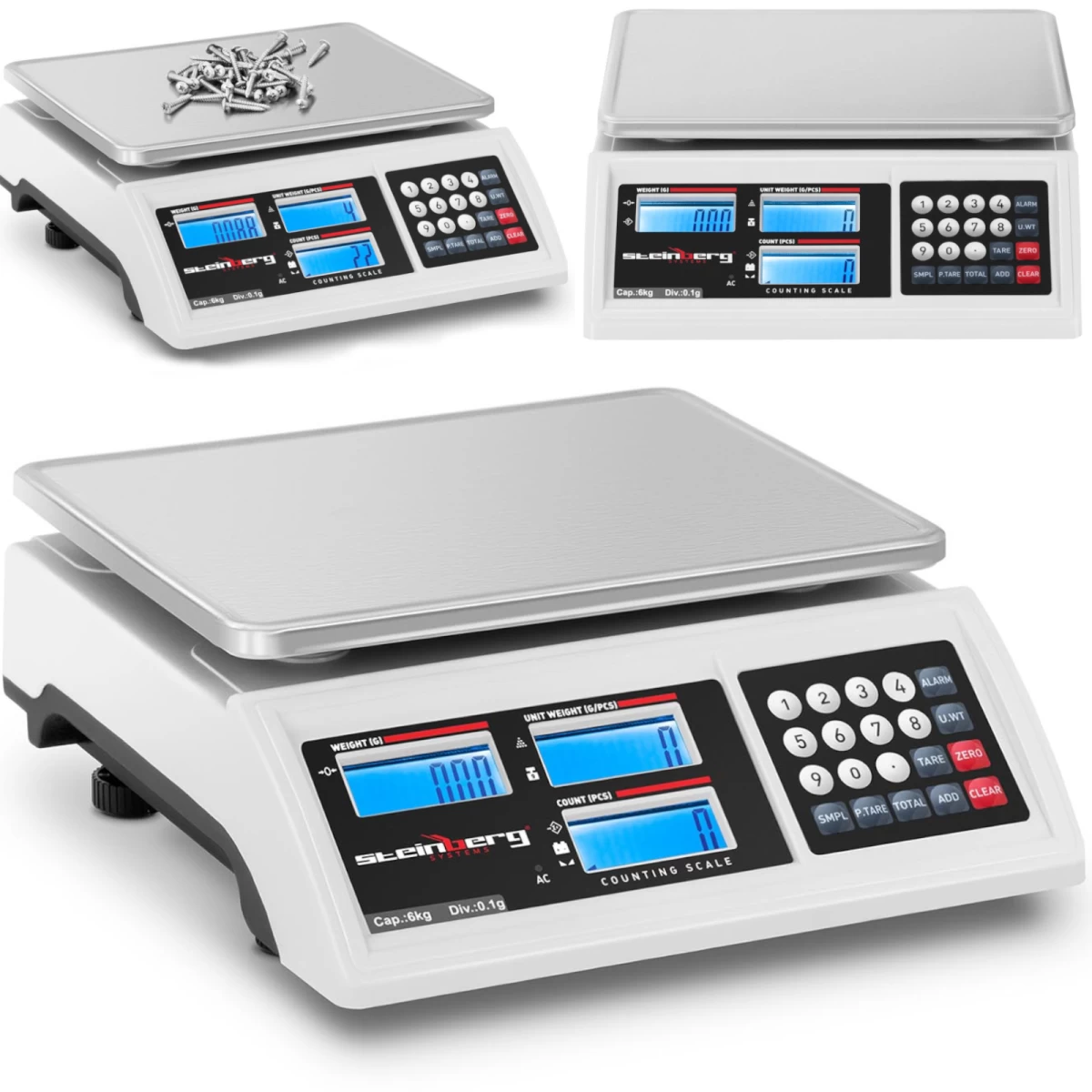 Komercinės Skaitiklio Svarstyklės Lcd Rs232 6000 G / 0,1 G Komercinės Skaitiklio Svarstyklės Lcd Rs232 6000 G / 0,1 G