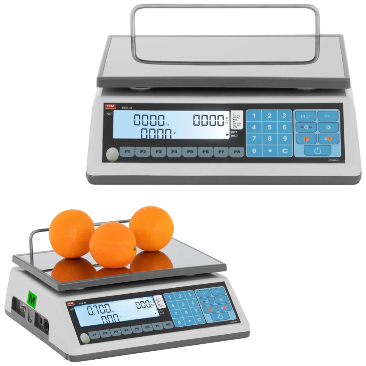Komercinės Svarstyklės 15 Kg / 5 G Lcd M Legalizacija Komercinės Svarstyklės 15 Kg / 5 G Lcd M Legalizacija