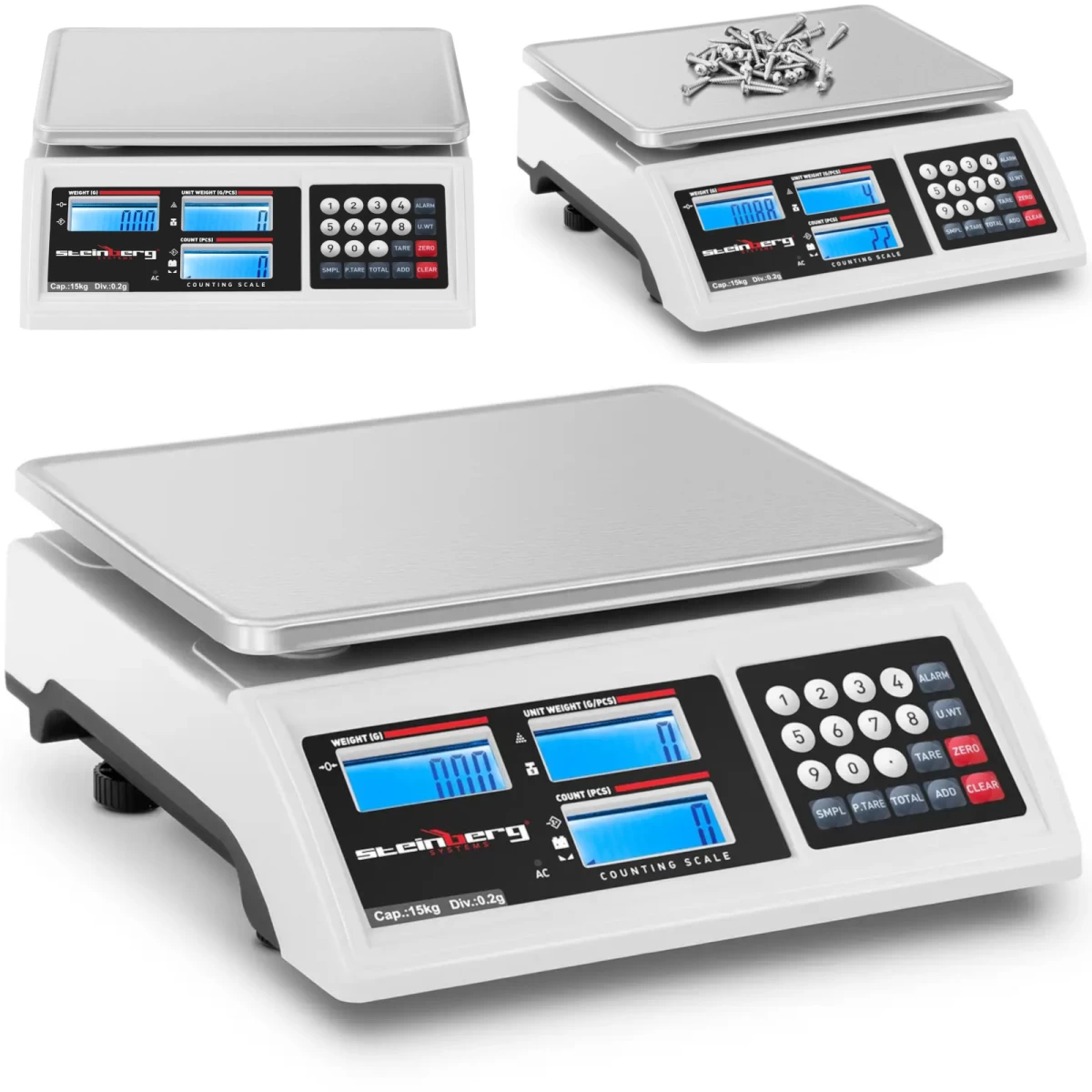Komercinės Svarstyklės Lcd Rs232 15000 G / 0,2 G Komercinės Svarstyklės Lcd Rs232 15000 G / 0,2 G