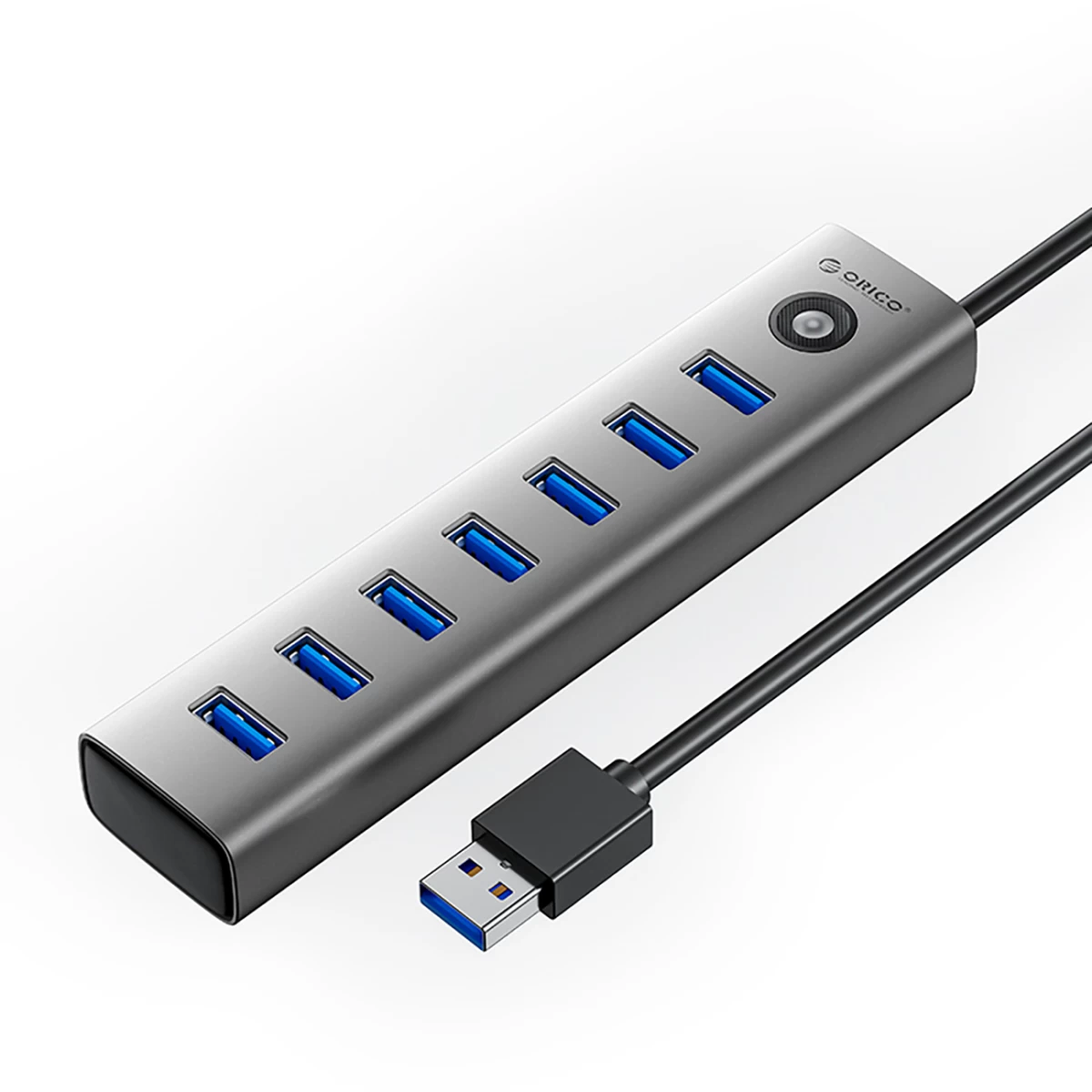 Koncentratorius Cl7u-u3 7x Usb-a Usb-c 5v 3a Daliklis 1 M - Pilkas Koncentratorius Cl7u-u3 7x Usb-a Usb-c 5v 3a Daliklis 1 M - Pilkas