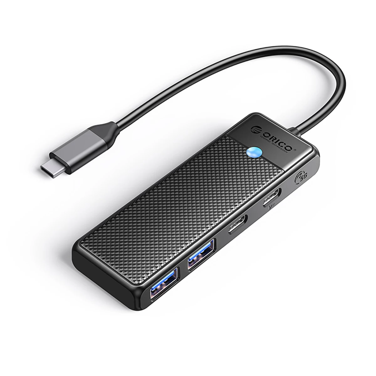 Koncentratorius Papw2ac-c3 Usb-c į Usb-a Usb-c Skirstytuvas - Juodas Koncentratorius Papw2ac-c3 Usb-c į Usb-a Usb-c Skirstytuvas - Juodas