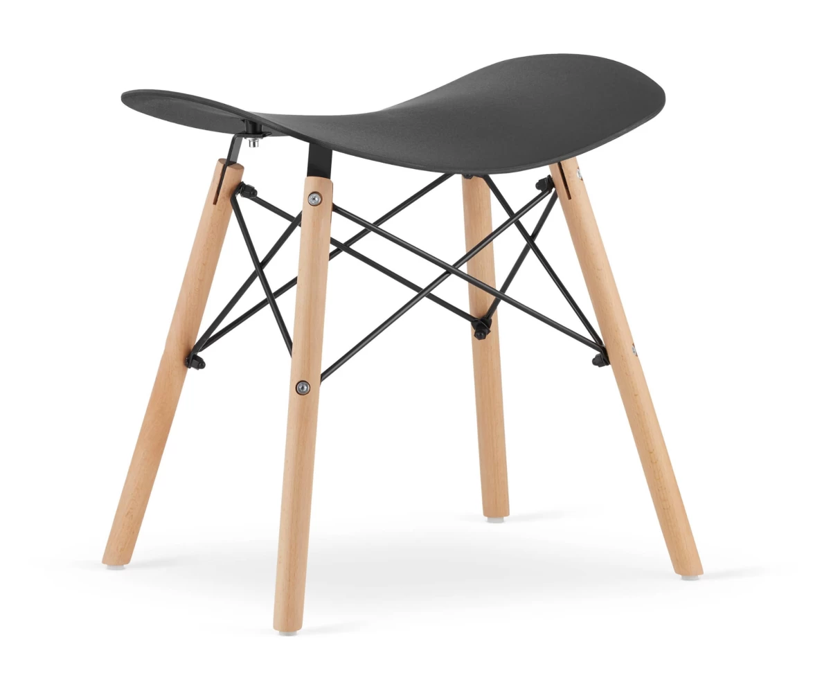 Korfu Taburetė - Juoda X 1