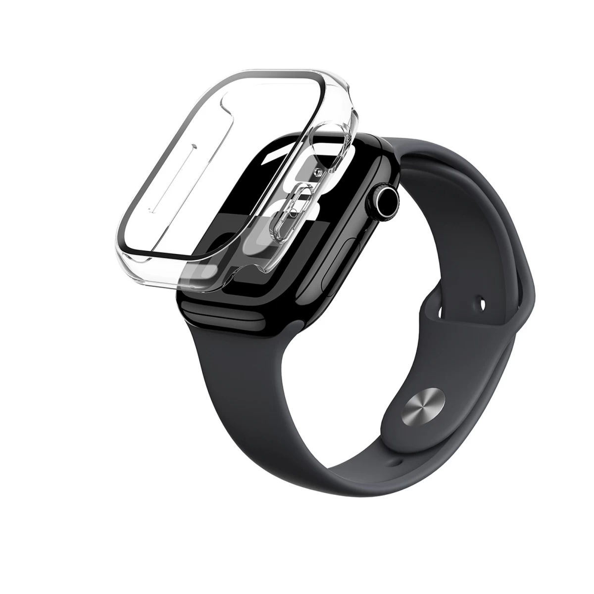 Korpusas Su Grūdintu Stiklu apple Watch 46 Mm radix Glass - Skaidrus