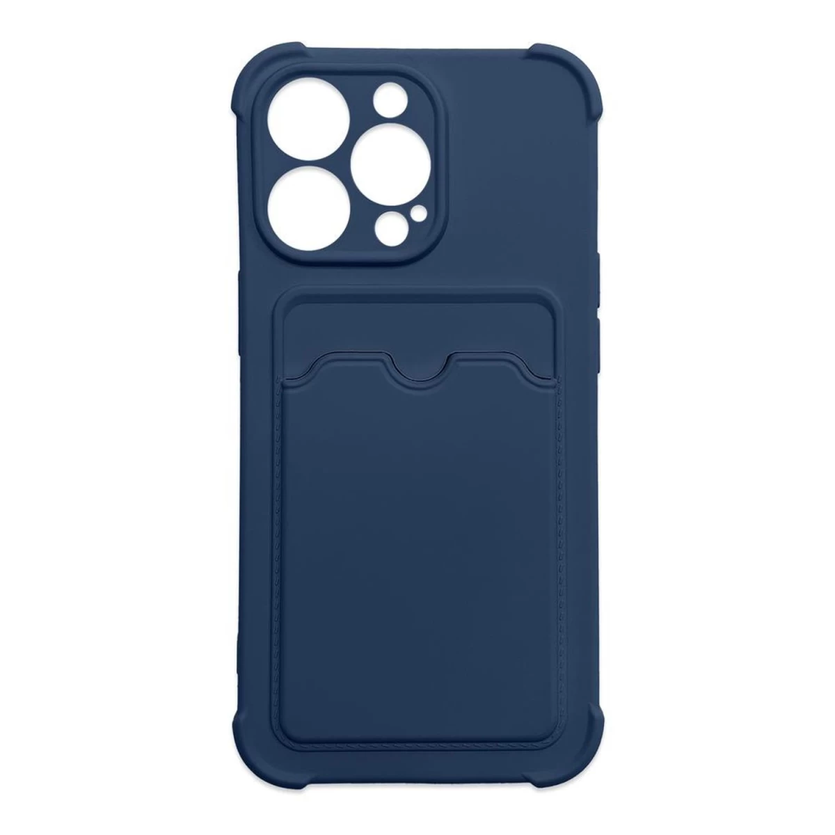 Kortelės šarvų Dėklas Iphone 13 Mini Kortelių Piniginės Silikono šarvų Dėklas Air Bag Tamsiai Mėlyna Kortelės šarvų Dėklas Iphone 13 Mini Kortelių Piniginės Silikono šarvų Dėklas Air Bag Tamsiai Mėlyna