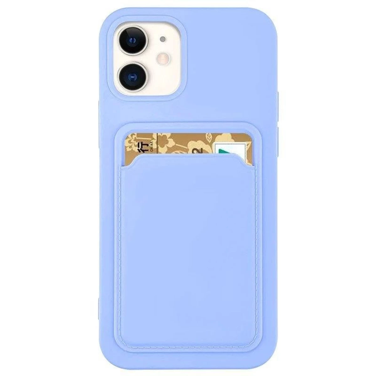 Kortelių Dėklas Silikoninė Piniginė Su Kišenėle Dokumentams, Skirta Samsung Galaxy A22 4g Purpurinės Spalvos Kortelių Dėklas Silikoninė Piniginė Su Kišenėle Dokumentams, Skirta Samsung Galaxy A22 4g Purpurinės Spalvos
