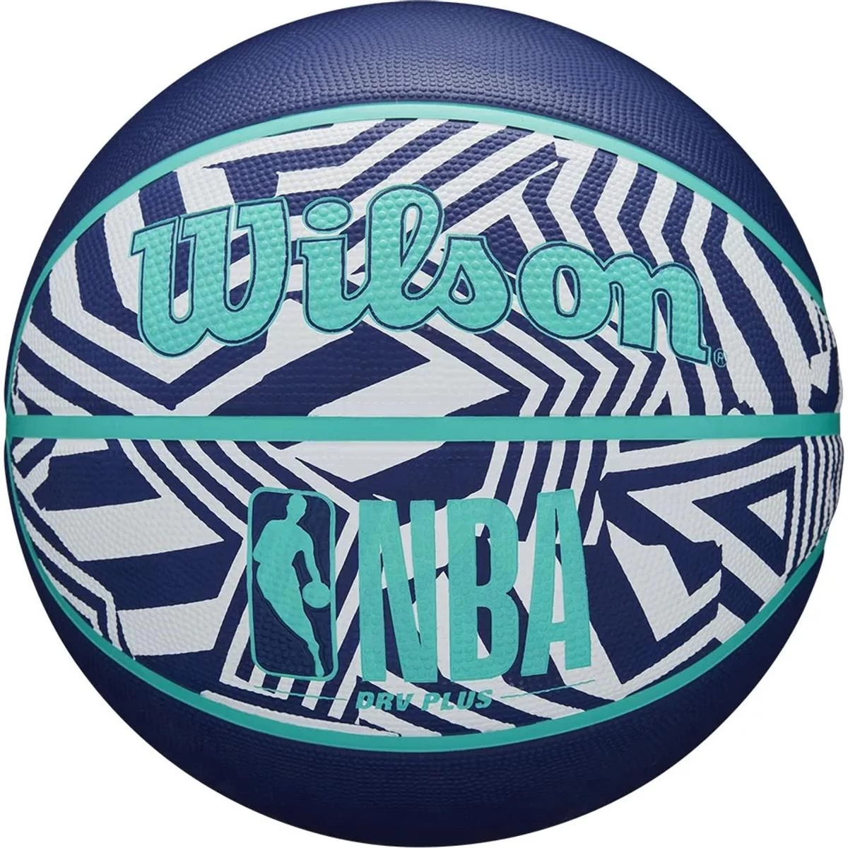 Krepšinio Kamuolys Wilson Nba Drv Plus Dazzle Camo Bskt Indigo R.6